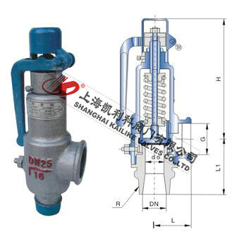 A27H、A27W、A27Y彈簧微啟式外螺紋安全閥